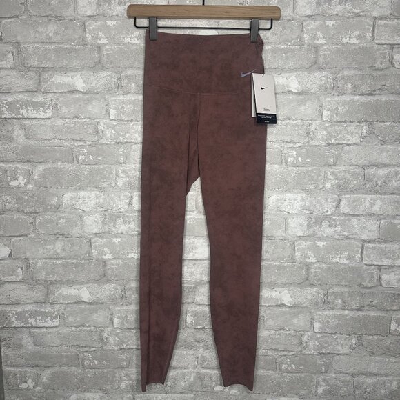 Nike Zenvy Women's Training High-Rise Leggings NWT Size XS (Tie Dye) FN4167-208 - Picture 2 of 16